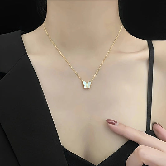 Butterfly Pendant Creative Simple Women's Clavicle Chain